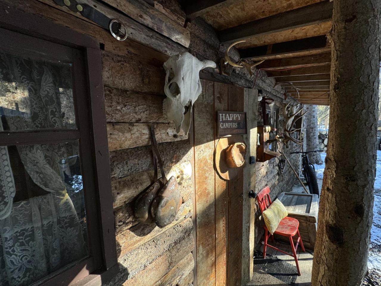 Rustic Cozy Cabin With Hot Tub Bragg Creek Экстерьер фото
